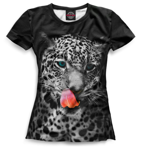 

Футболки Print Bar, Белый, Леопард