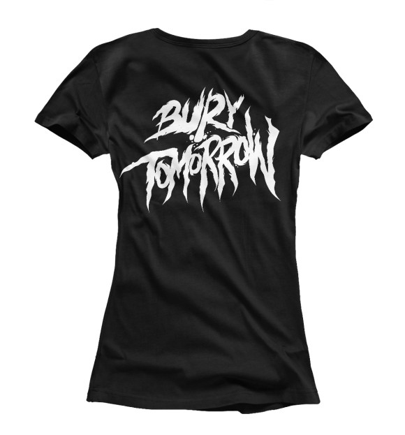 Футболка для девочек с изображением Bury Tomorrow цвета Белый