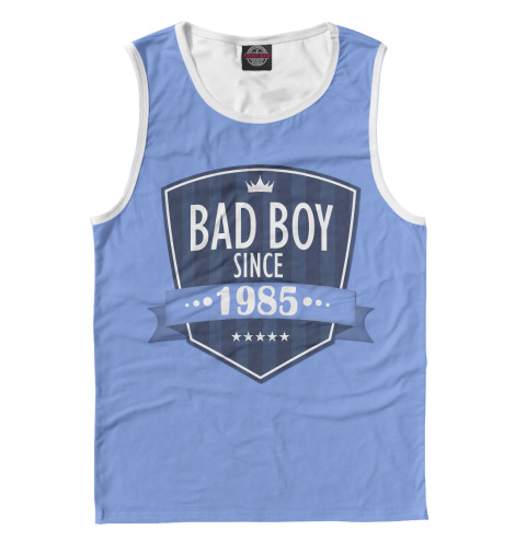 

Майки Print Bar, Белый, Плохой мальчик с 1985