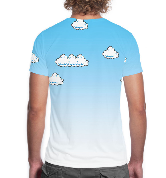 Мужская футболка с изображением Лягушонок Пепе цвета Белый