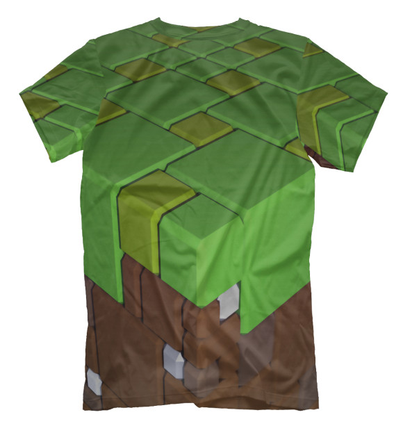 Мужская футболка с изображением Minecraft цвета Белый