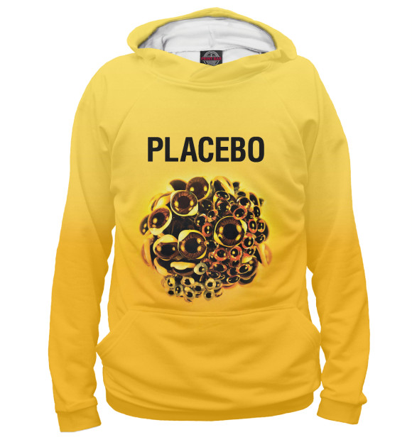 Худи для мальчика с изображением Placebo цвета Белый