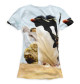 Женская футболка Хохлатые пингвины