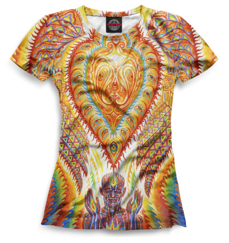 

Футболки Print Bar, Белый, Psychedelic