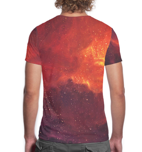 Мужская футболка с изображением На Земле с 1976 цвета Белый