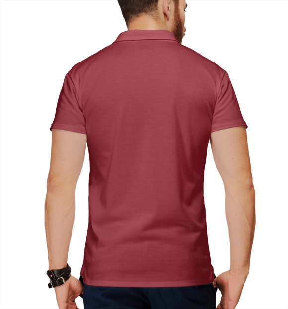 Мужское поло с притом Street Racing цвета Белый Мужское поло с изображением Street Racing цвета Белый