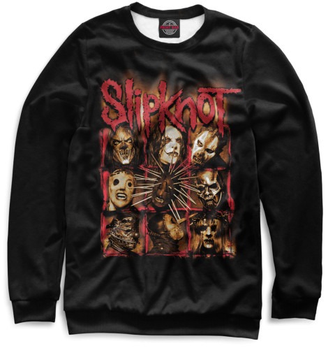 

Свитшоты Print Bar, Белый, Slipknot