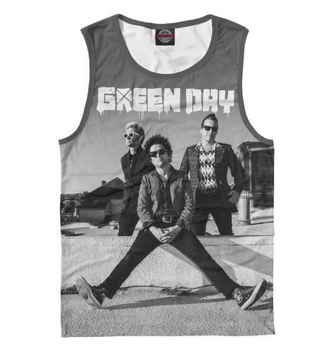 

Майки Print Bar, Белый, Green Day
