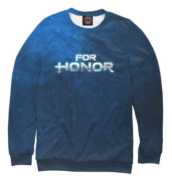 Мужской свитшот с изображением For Honor цвета Белый