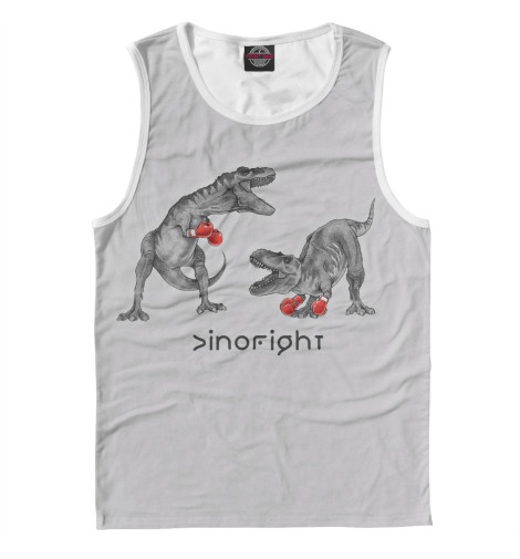 

Майки Print Bar, Белый, Dinofight
