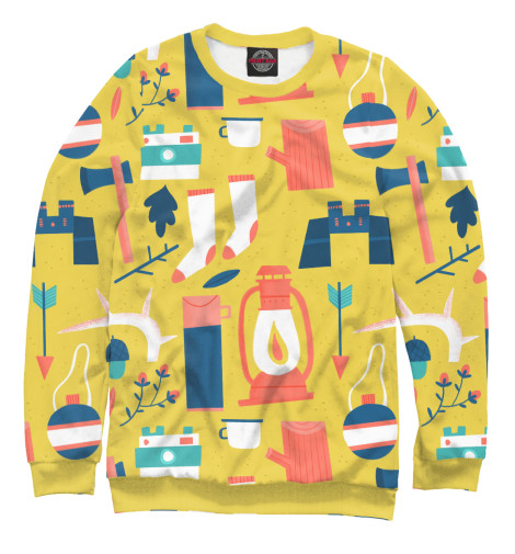 

Свитшоты Print Bar, Белый, Поход