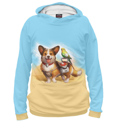 

Худи Print Bar, Белый, Первая помощь (Корги)