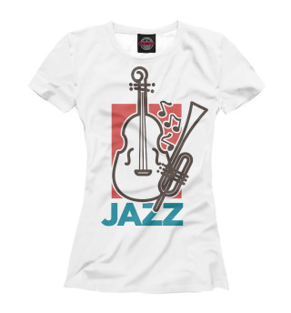 Женская футболка Jazz