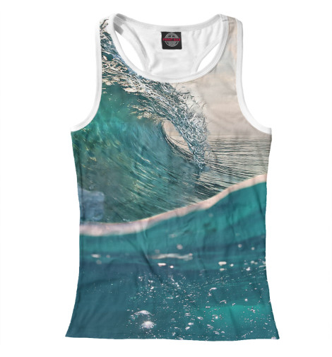 

Майки борцовки Print Bar, Белый, Волна