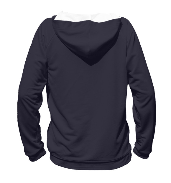 Мужское худи с изображением Левретка цвета Белый