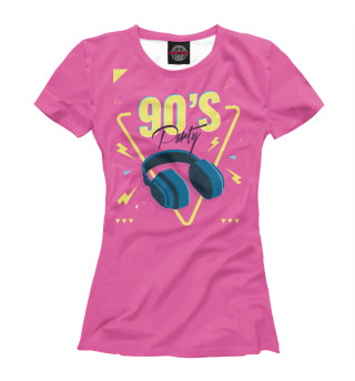Женская футболка Музыка 90х