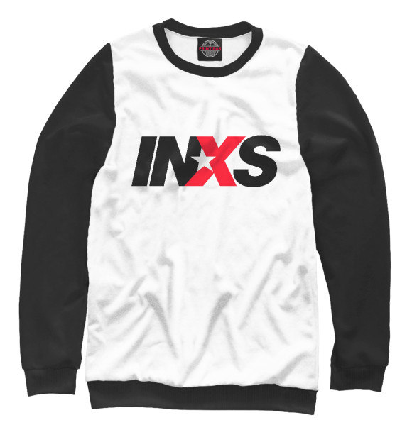 Свитшот для мальчиков с изображением INXS WHITESTAR цвета Белый