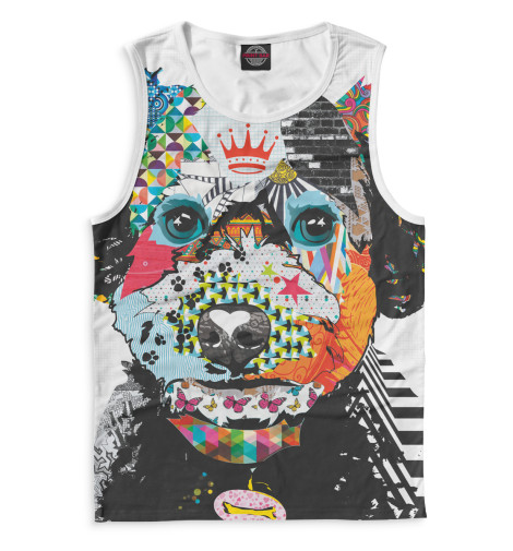 

Майки Print Bar, Белый, Собака