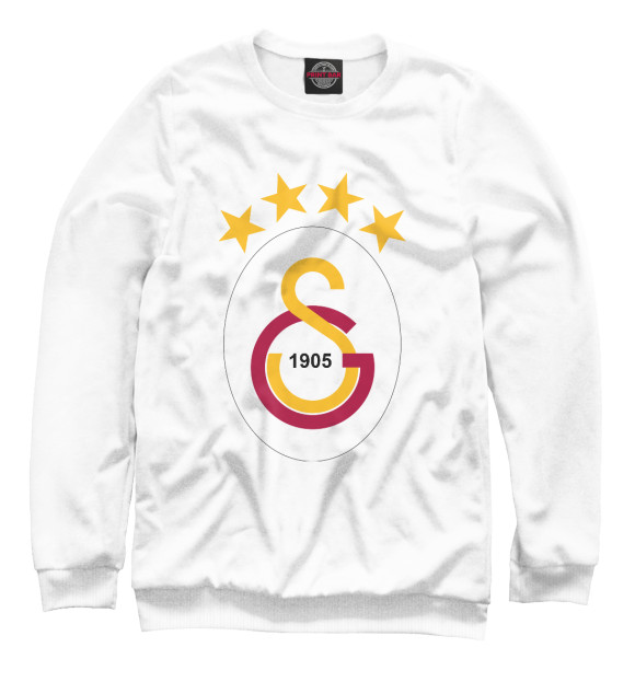 Свитшот для девочек с изображением Galatasaray цвета Белый