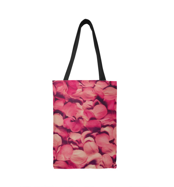 Сумка-шоппер с изображением Лепестки роз цвета 