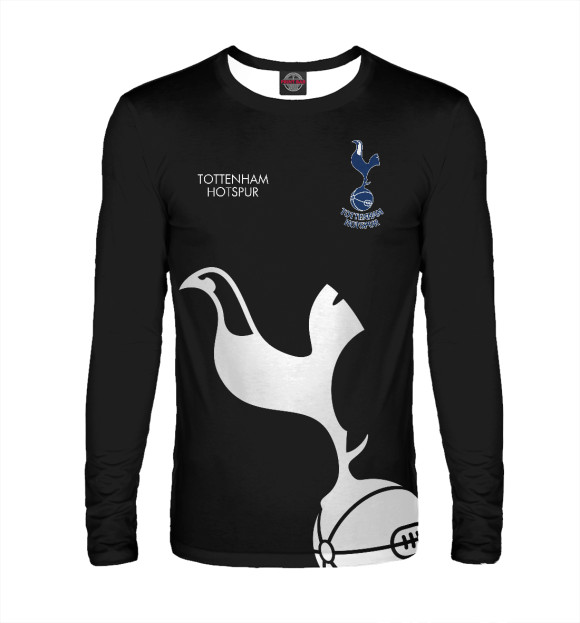 Мужской лонгслив с изображением Tottenham Hotspur цвета Белый