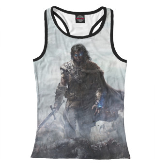 Warrior on battlefield