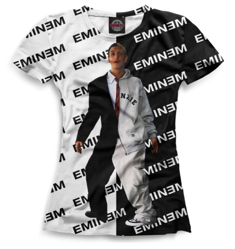 

Футболки Print Bar, Белый, Eminem