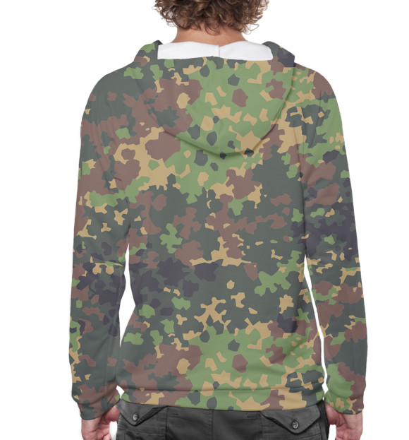 Мужское худи с изображением ОДОН ВВ МВД цвета Белый