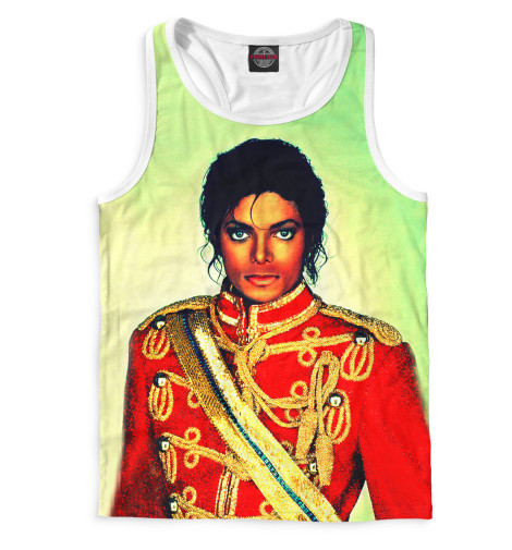 

Майки борцовки Print Bar, Белый, Michael Jackson