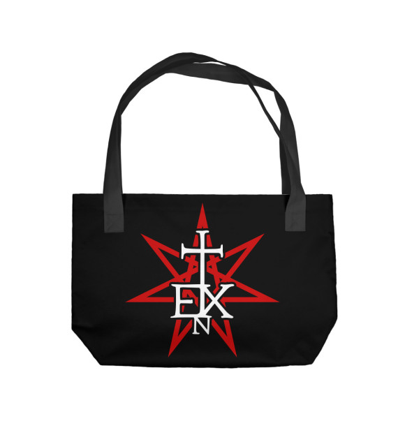 Пляжная сумка с изображением In Extremo цвета 