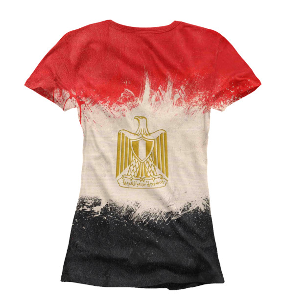 Женская футболка с изображением Египет цвета Белый