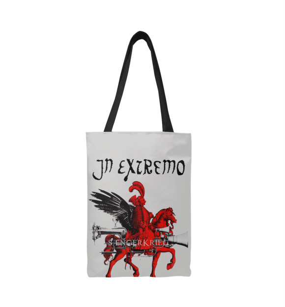 Сумка-шоппер с изображением In Extremo цвета 