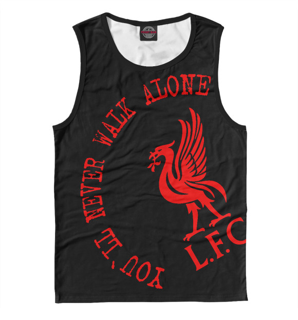 Майка для мальчика с изображением Liverpool цвета Белый