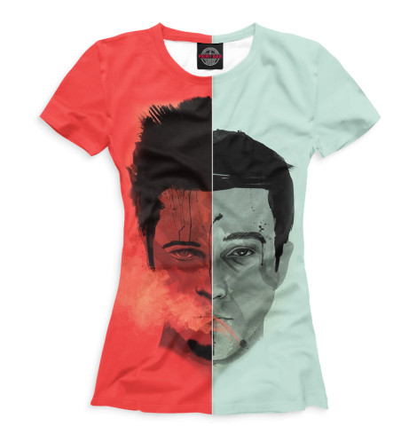 

Футболки Print Bar, Белый, Бойцовский клуб