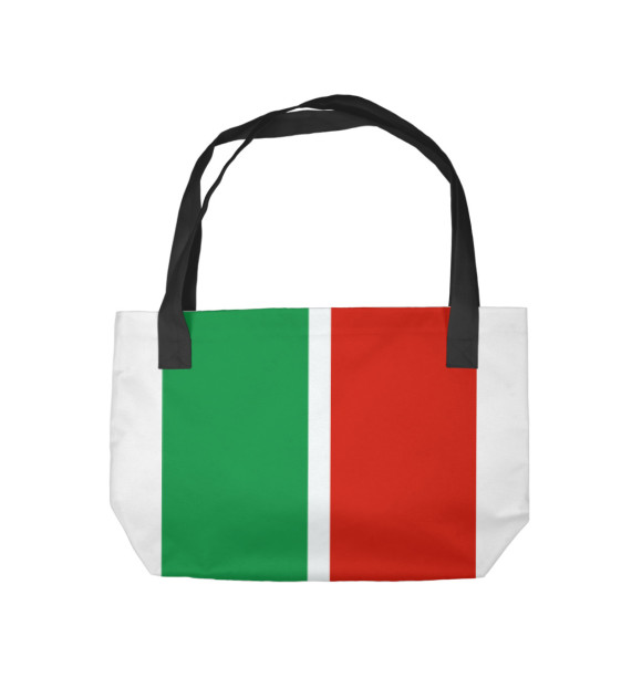 Пляжная сумка с изображением Флаг Татарстана цвета 