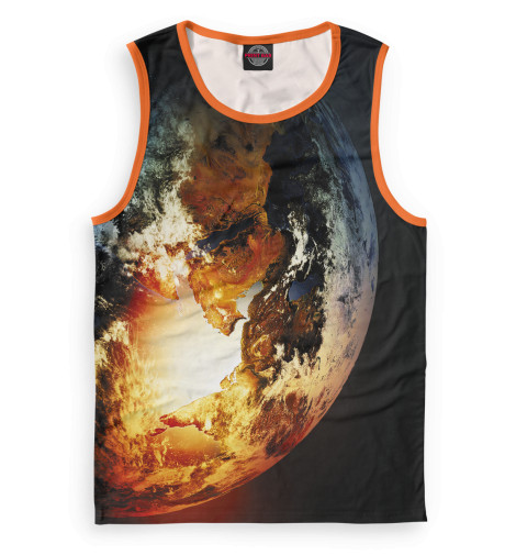 

Майки Print Bar, Белый, Земля