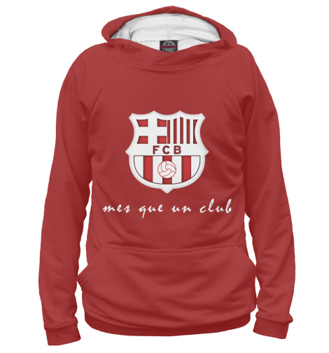 

Худи Print Bar, Белый, FC Barсelona