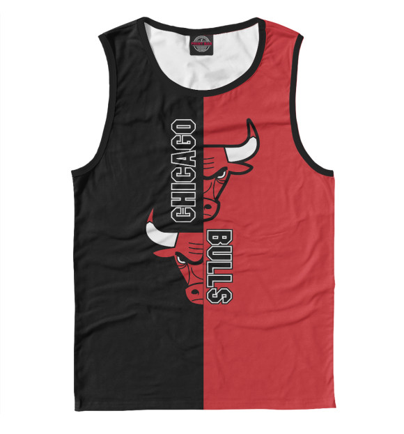 Майка для мальчика с изображением Чикаго Буллз цвета Белый