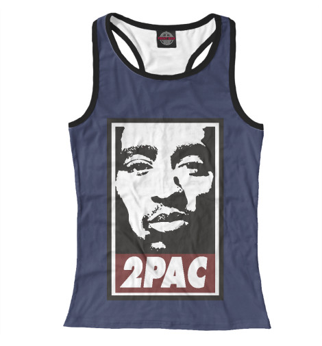 

Майки борцовки Print Bar, Белый, 2pac