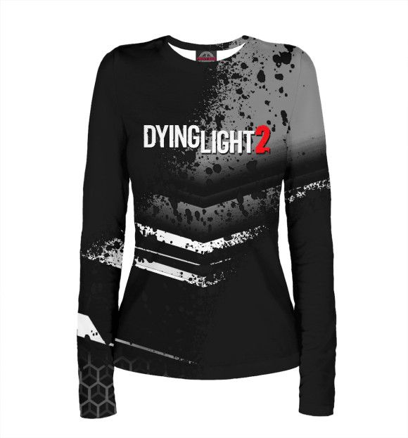 Женский лонгслив с изображением Dying Light 2 цвета Белый