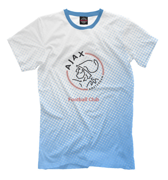 Мужская футболка с изображением Ajax цвета Молочно-белый
