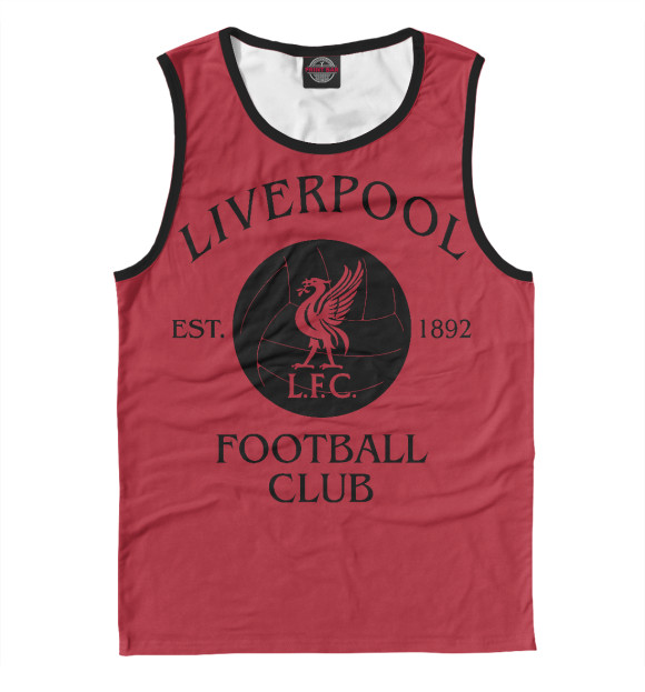 Майка для мальчика с изображением Liverpool цвета Белый