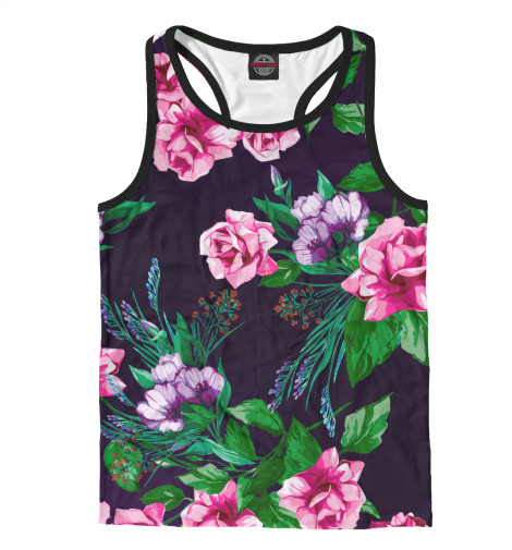 

Майки борцовки Print Bar, Белый, Цветы