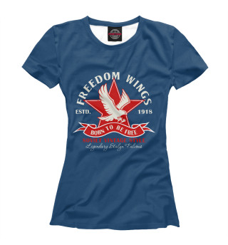 Женская футболка FREEDOM WINGS