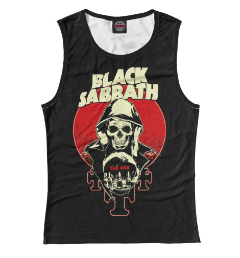 Майки Print Bar, Белый, Black Sabbath