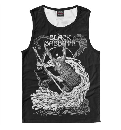 

Майки Print Bar, Белый, Black Sabbath