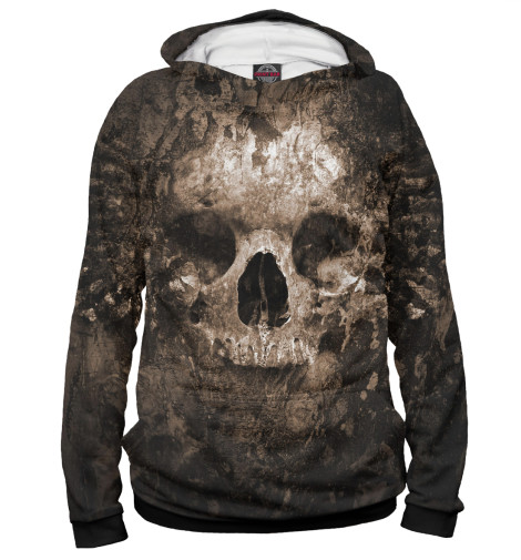 

Худи Print Bar, Белый, череп