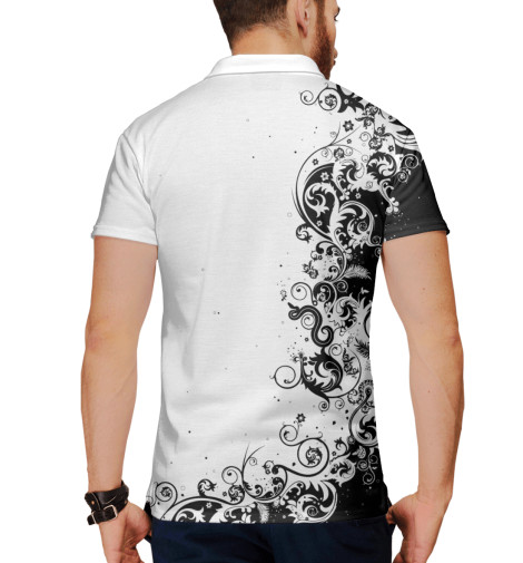 

Поло Print Bar, Белый, White patterns