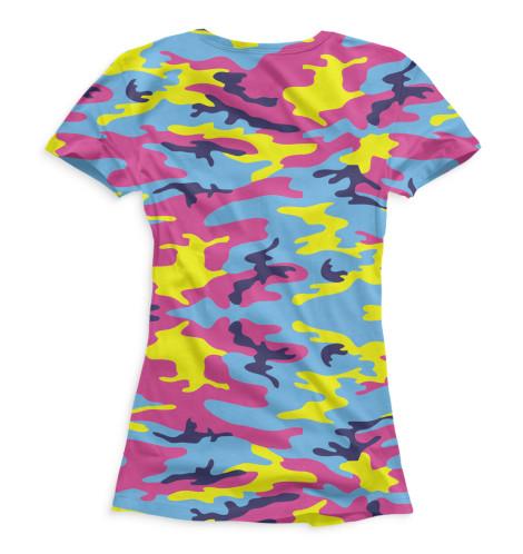

Футболки Print Bar, Белый, Цветной камуфляж