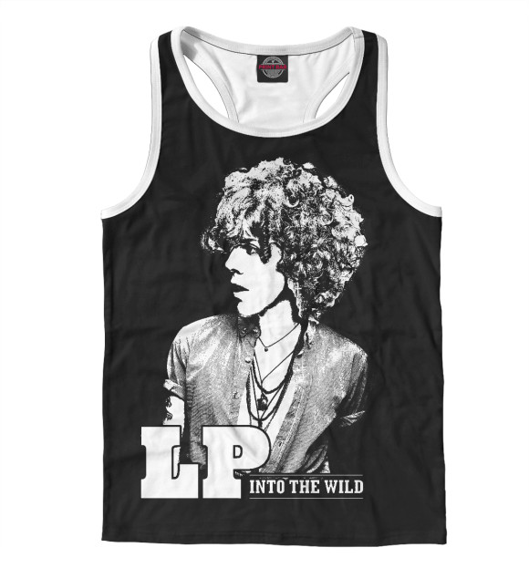 Мужская майка-борцовка с изображением Laura Pergolizzi цвета Белый